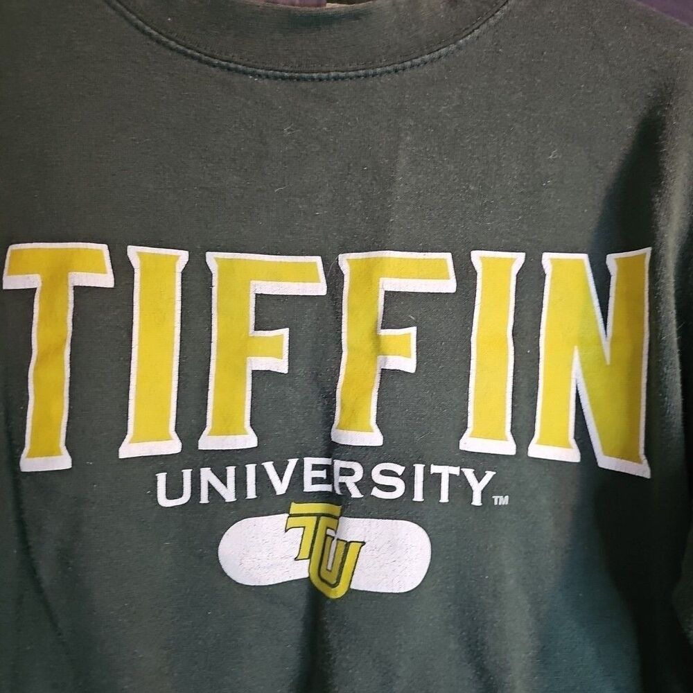Small Tiffin University Sweater Green